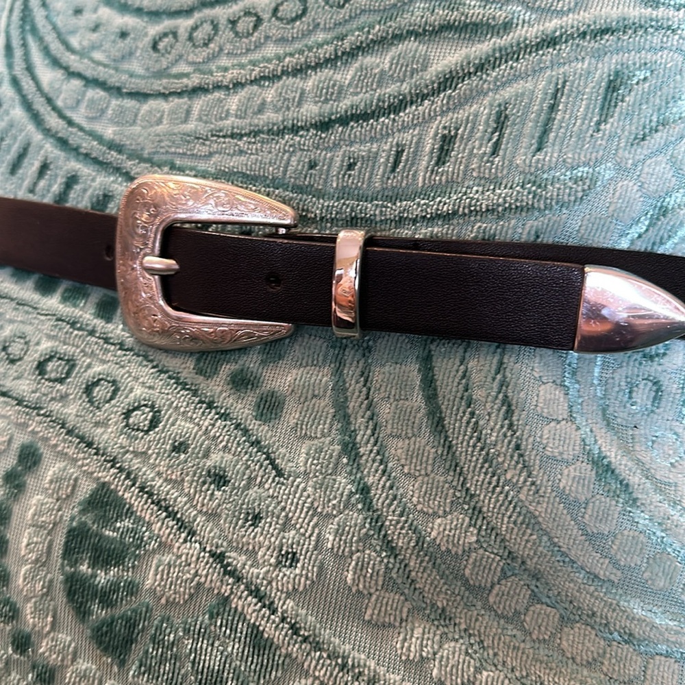 Western Double Buckle Belt - Picture 2 of 6